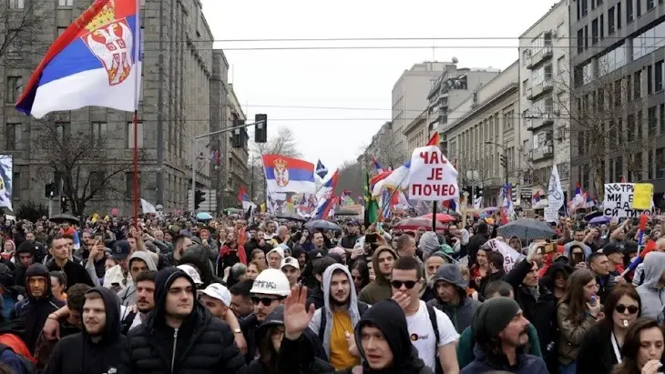 Serbia protestas