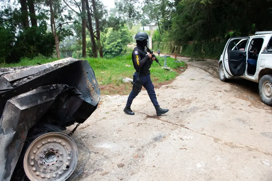 Explosi&oacute;n de dron en base policial de  Hait&iacute; (fuente: The New York Times)
