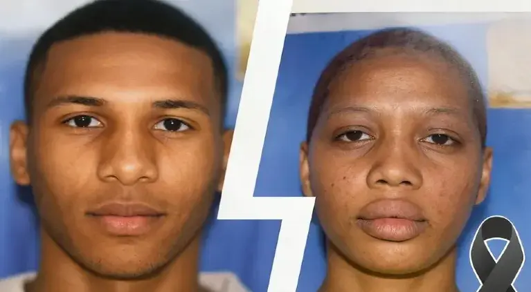 A la izquierda el victimario: Ivan Rafael Sosa, a la derecha la victima Katerin Frias Aquino / foto externa.