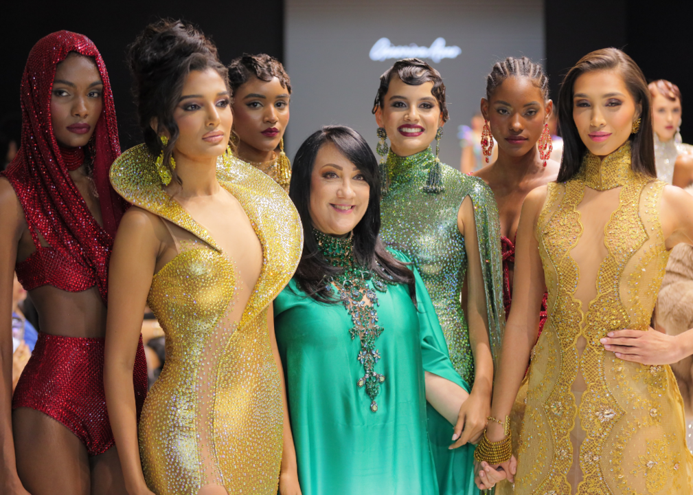 Giannina Azar, dise&ntilde;adora dominicana Adjunto de modelos en fashion week 2025 | FOTO EXTERNA
