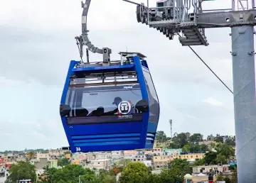 OPRET suspende servicio del Telef&eacute;rico de Santo Domingo por tormentas el&eacute;ctricas