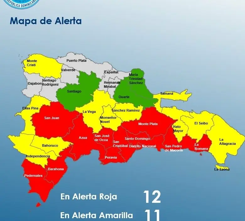 24 provincias se mantienen bajo alerta por efectos indirectos del hurac&aacute;n Melissa | FOTO EXTERNA