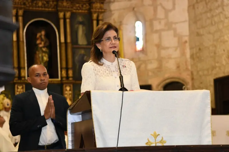 La vicepresidenta Raquel Pe&ntilde;a en sus declaraciones sobre la lucha contra el narcotr&aacute;fico | FOTO EXTERNA