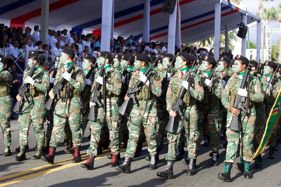 Las Fuerzas Armadas dominicanas celebran su d&iacute;a cada 25 de febrero en honor al natalicio de Mat&iacute;as Ram&oacute;n Mella. | DESFILE MILITAR / EXTERNA