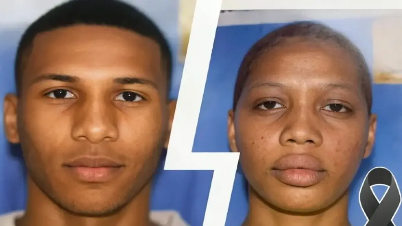 A la izquierda el victimario: Ivan Rafael Sosa, a la derecha la victima Katerin Frias Aquino / foto externa.