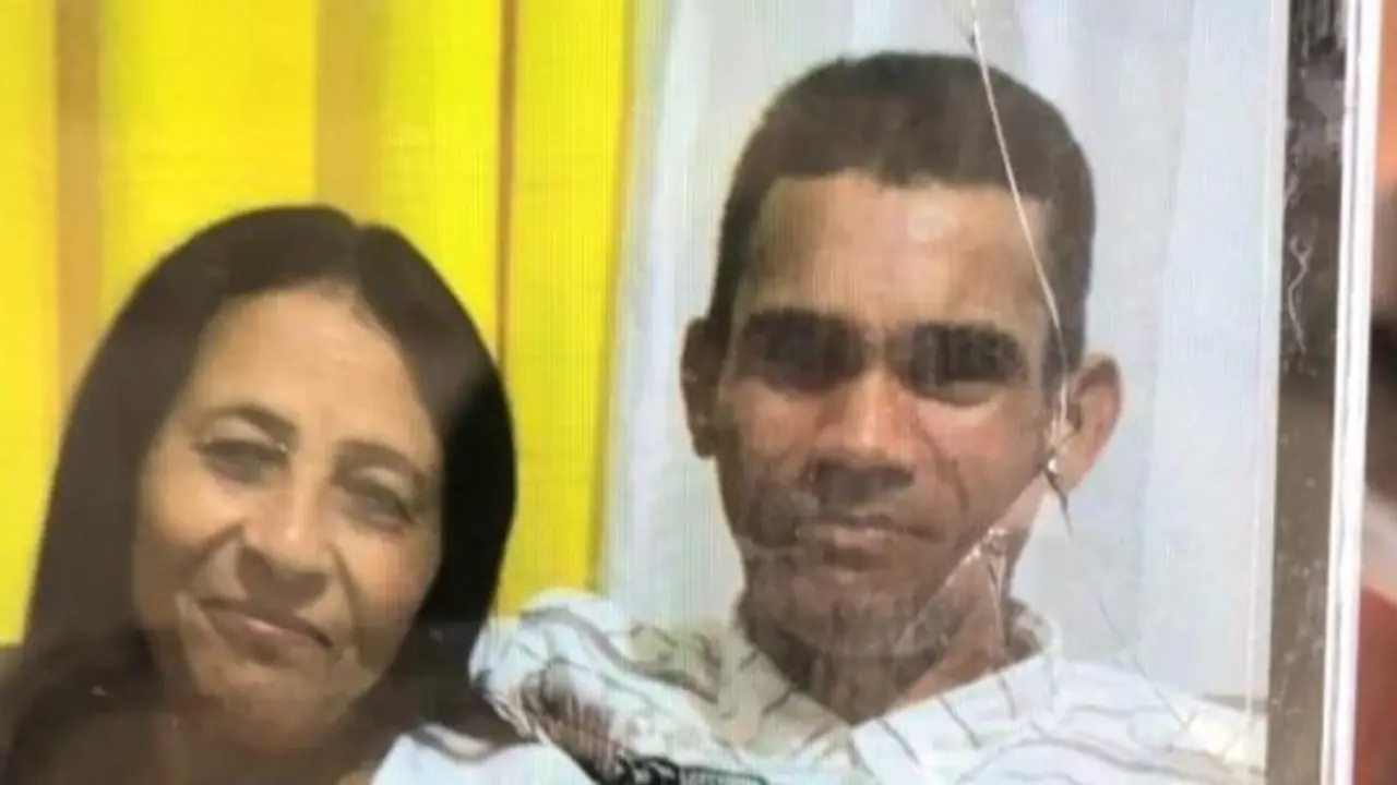 Ultimada y esposo de la fallecida / foto externa