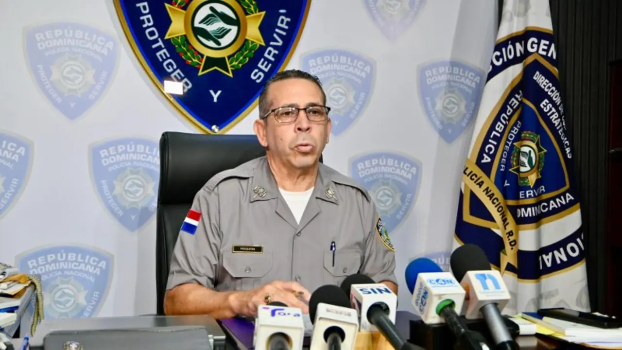 Diego Pesqueira, vocero de la Polic&iacute;a Nacional. / fuente: El Nuevo Diario.