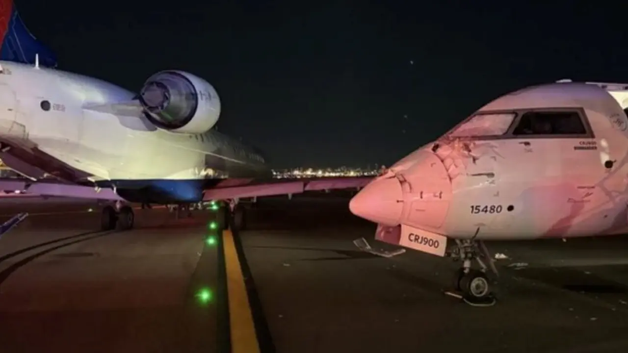 Choque entre dos aviones de Delta Connection en aeropuerto LaGuardia | FOTO EXTERNA