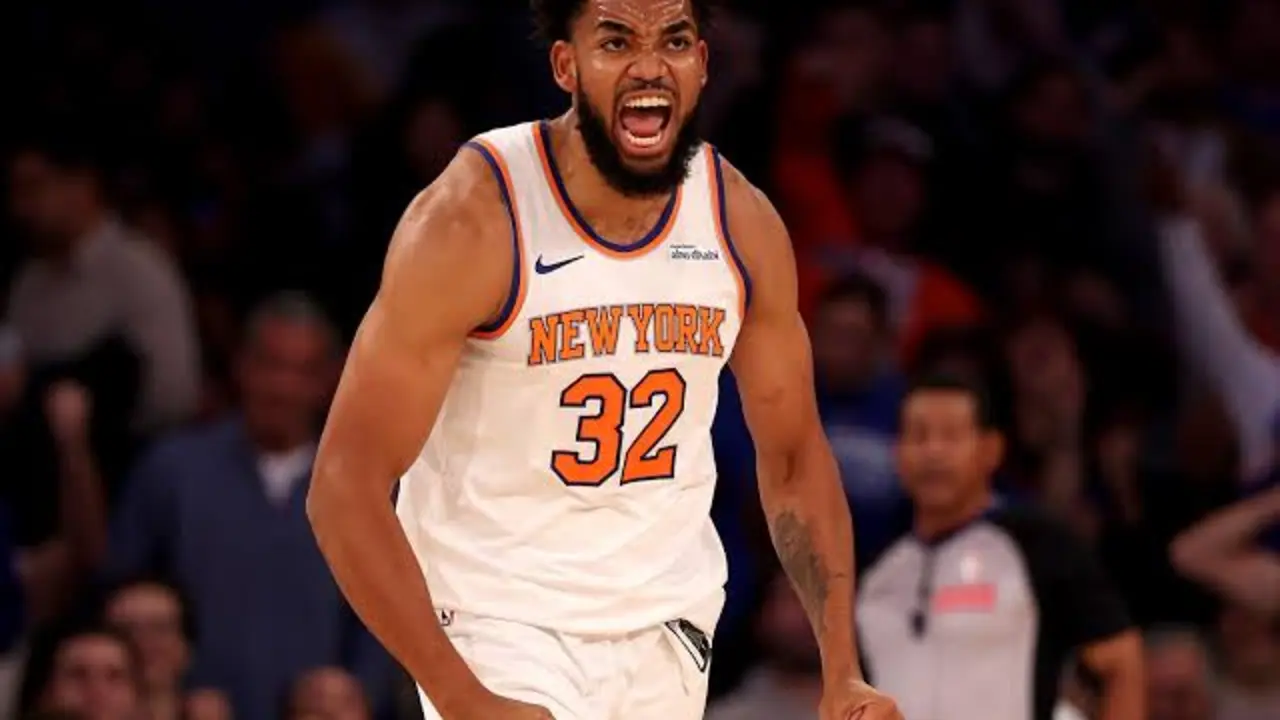Karl-Anthony Towns jug&oacute; con distensi&oacute;n en el cu&aacute;driceps durante la victoria de los Knicks sobre Cleveland