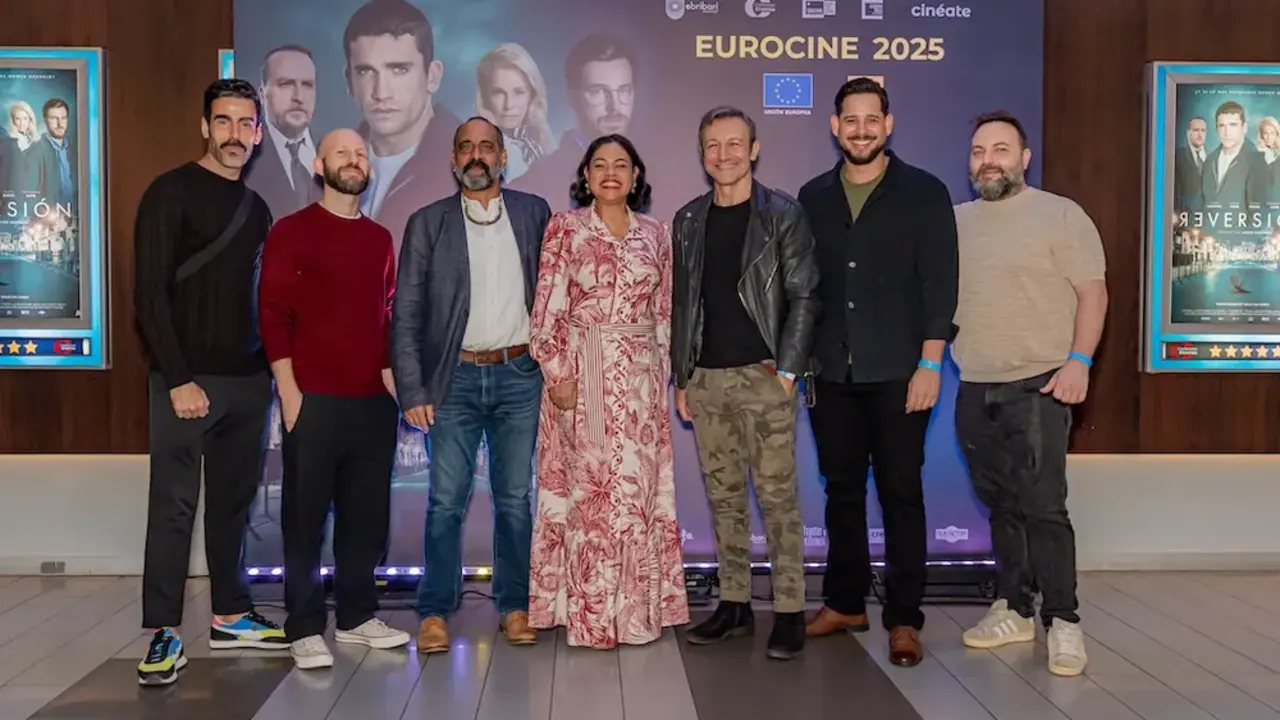 Productores y directores durante la clausura de EUROCINE 2025 con la pel&iacute;cula &ldquo;Reversi&oacute;n&rdquo; | FOTO EXTERNA