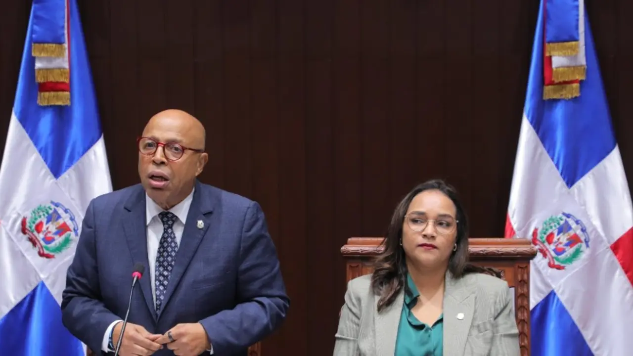 El presidente de la C&aacute;mara de Diputados, Alfredo Pacheco, durante el debate del C&oacute;digo Procesal Penal | FOTO EXTERNA.