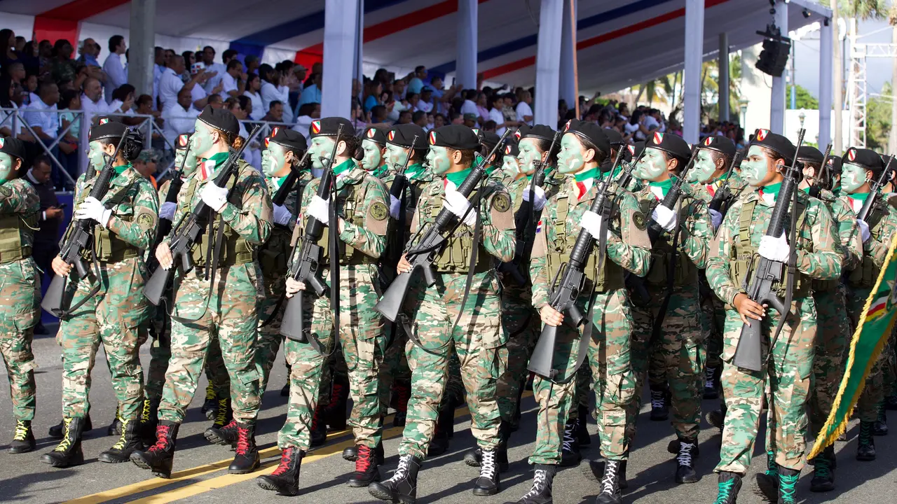 Las Fuerzas Armadas dominicanas celebran su d&iacute;a cada 25 de febrero en honor al natalicio de Mat&iacute;as Ram&oacute;n Mella. | DESFILE MILITAR / EXTERNA