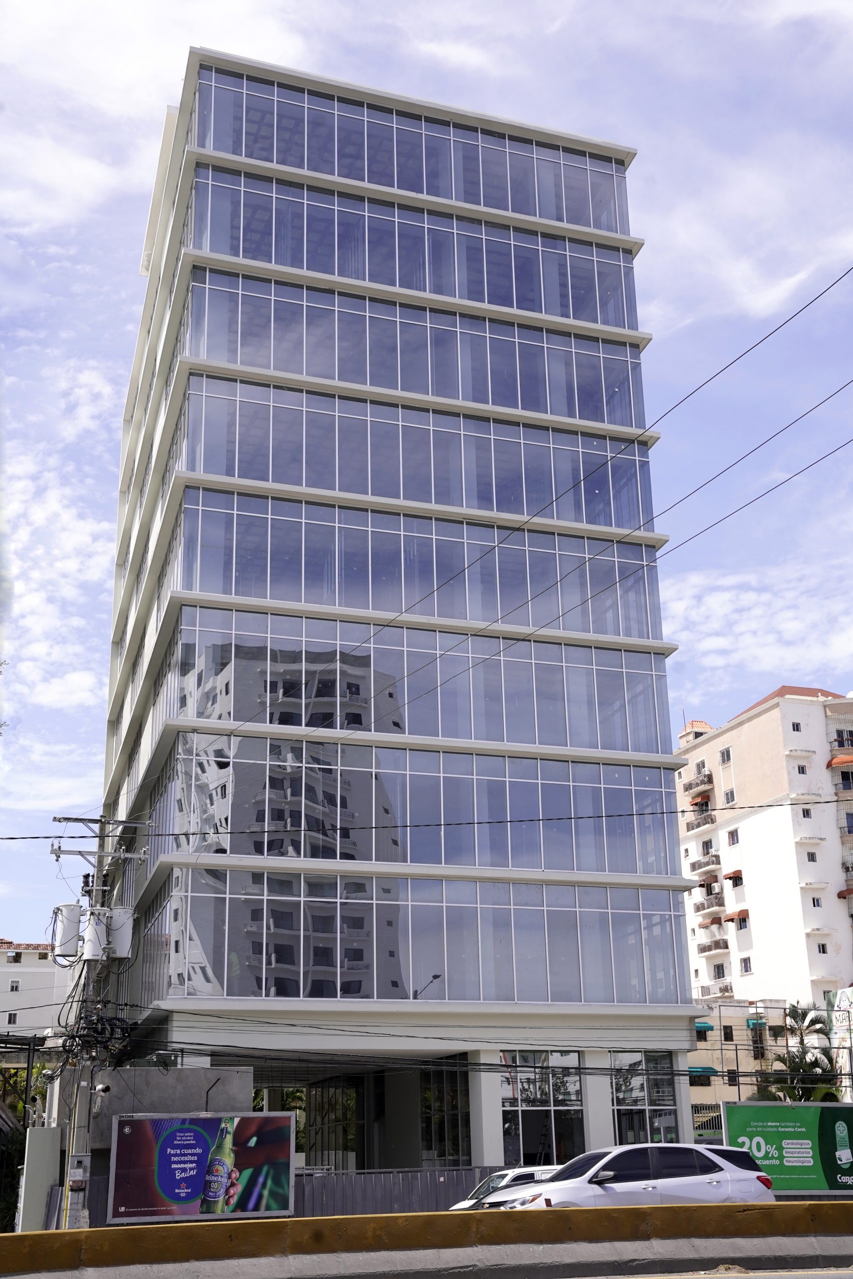 Fachada nuevo edificio, Foto: Indotel