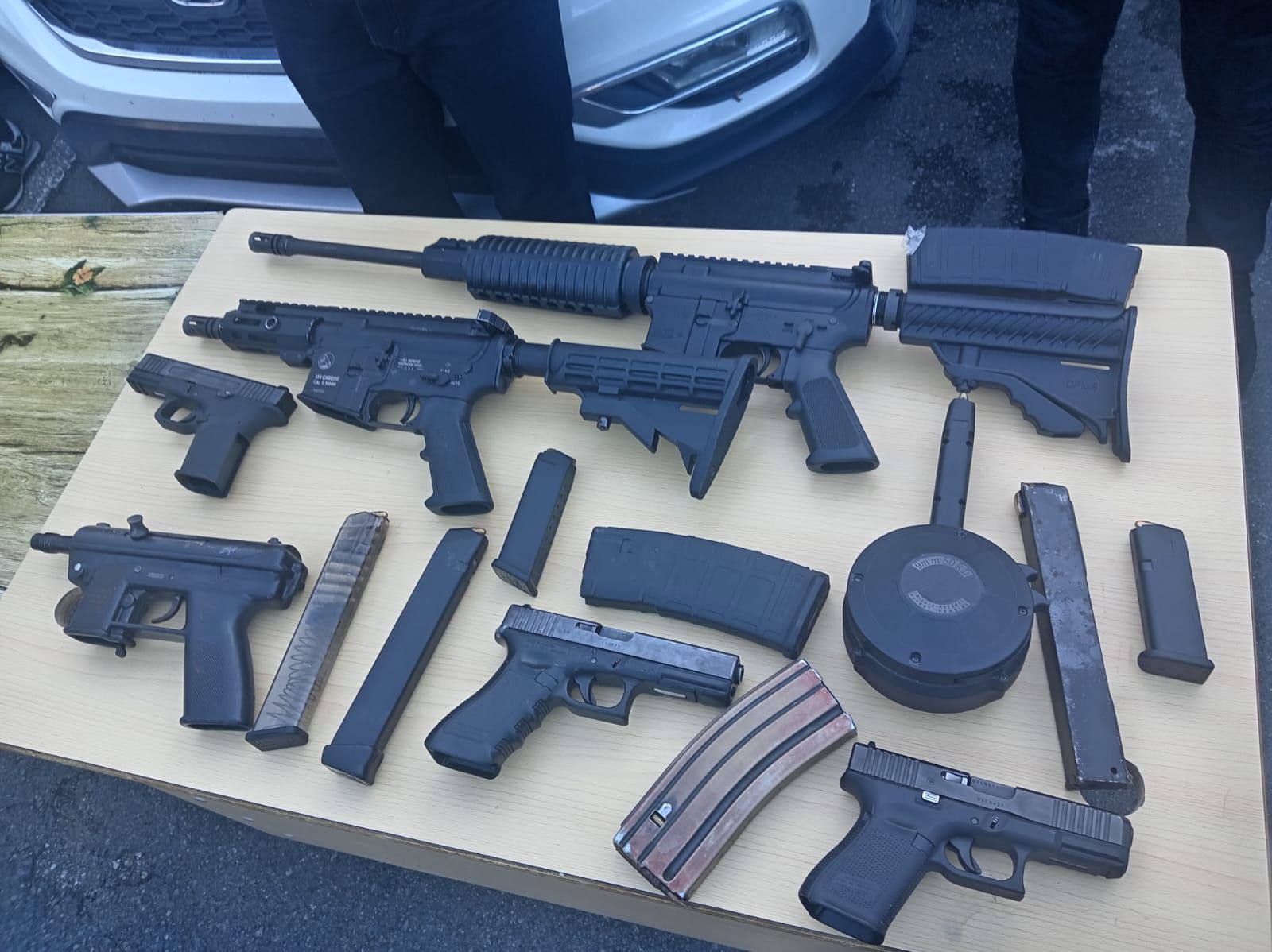 Armas incautadas | FOTO EXTERNAS